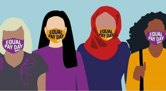 Equal Pay Day 2022 illustration