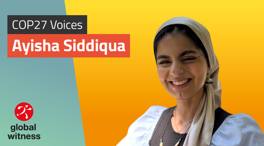 COP27 Voices: Ayisha Siddiqa