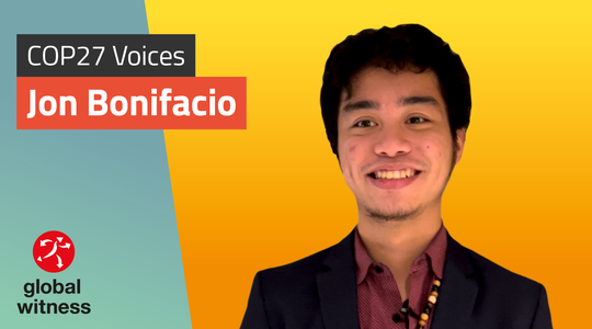 COP27 Voices: Jon Bonifacio