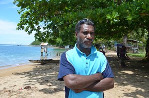 Mr Eddie Kalai, a landowner on Manus Island, PNG