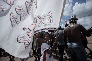 Indigenous and Quilombolas protesting 2, Para, Brazil 2022