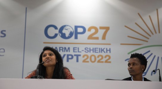 Shruti at COP27 side event, 2022