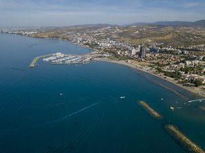 Aerial view of Limassol