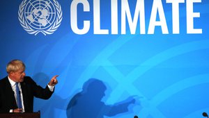 UK Prime Minister Boris Johnson speaks at the United Nations (UN) Climate Action Summit on September 23, 2019 in New York City.
