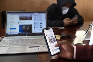 Social media use ahead of Kenyan election, April 2022