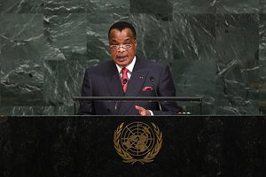 Congo B President Denis Sassou Nguesso addresses 72nd Session of UNGA