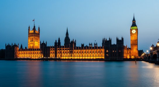Houses of Parliament at night