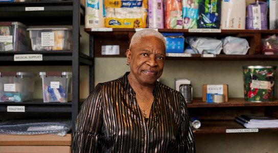 Ms Doris Brown, Houston hurricane survivor.jpg