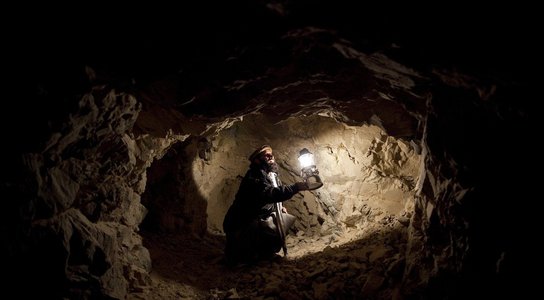 Afghan miner