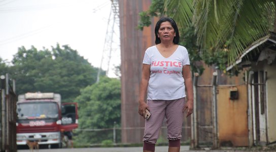 Daisy Pedranza, leader of Limay Concerned Citizens, Philippines