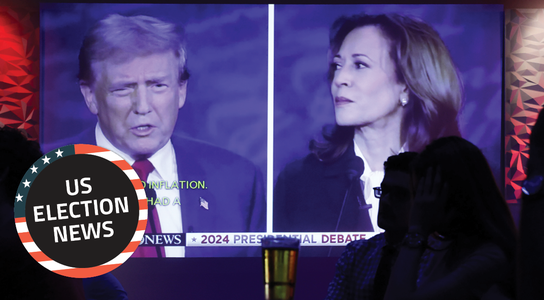 Kamala Harris and Donald Trump are facing off in a tight US presidential race (Alex Wong/Getty Images)