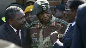 Mugabe and generals