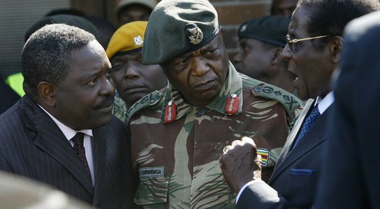 Mugabe and generals