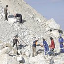 Workers pick lithium at Sandawana Mines in Mberengwa Zimbabwe 26 July 2023